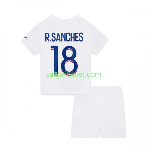 Paris Saint-Germain PSG R.Sanches 18 Fodboldtrøjer Børn 3. sæt 2022/23 Kort ærmer Paris Saint-Germain PSG R.Sanches 18 Fodboldtrøjer Børn 3. sæt 2022/23 Kort ærmer